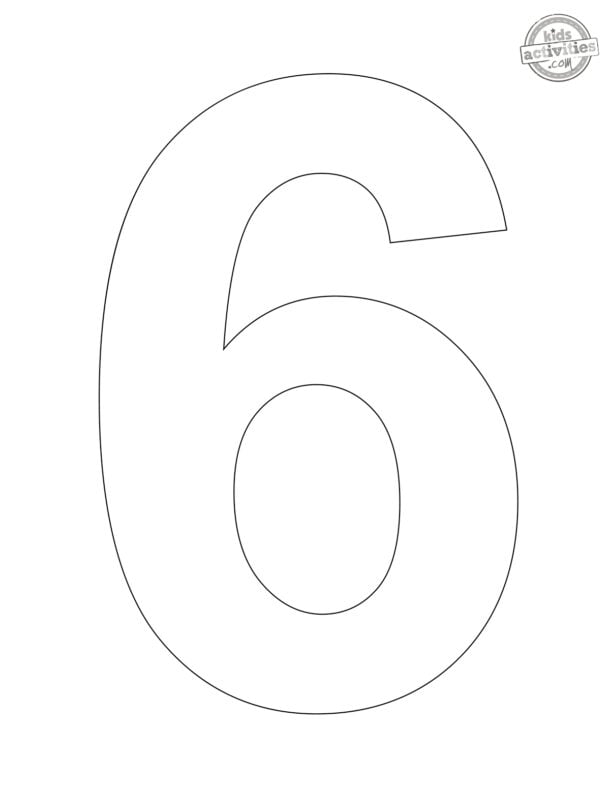 Cardboard Number Templates For Endless Crafts | Kids Activities Blog
