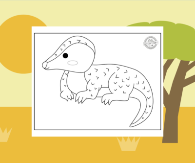 Printable Pangolin Coloring Page For Kids | Kids Activities Blog