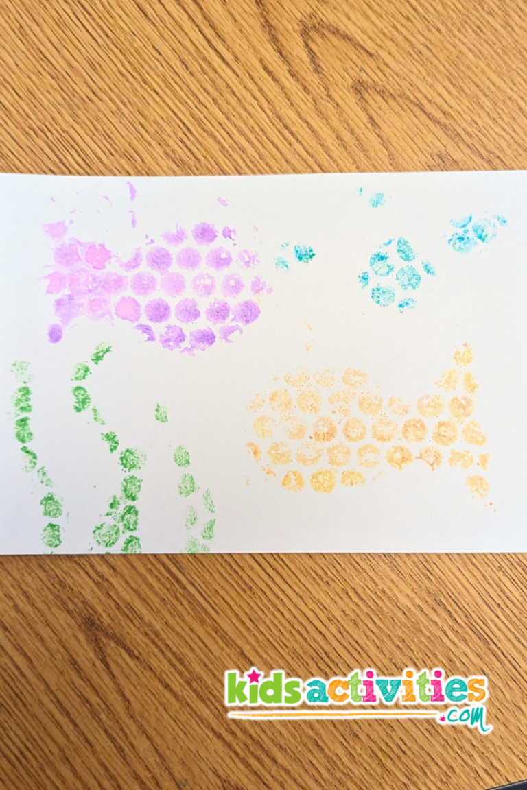 Bubble Wrap Watercolor Painting Art Project for Kids! | Kids Activities ...