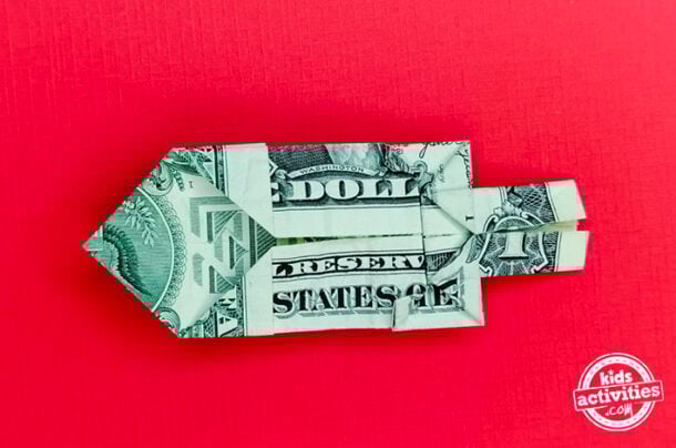 Make a Unique Dollar Bill Origami Heart with Cross | Kids Activities Blog