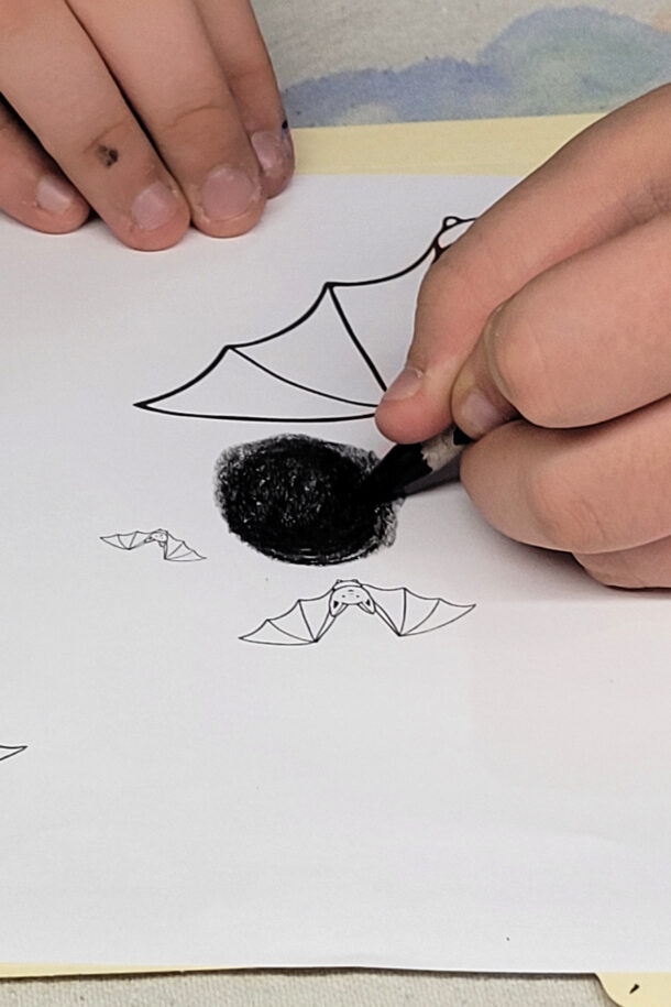 Bat Cave Art Project for Kids • Kids Activities Blog