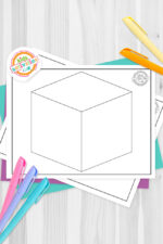 Free Cube Outline Template | Kids Activities Blog
