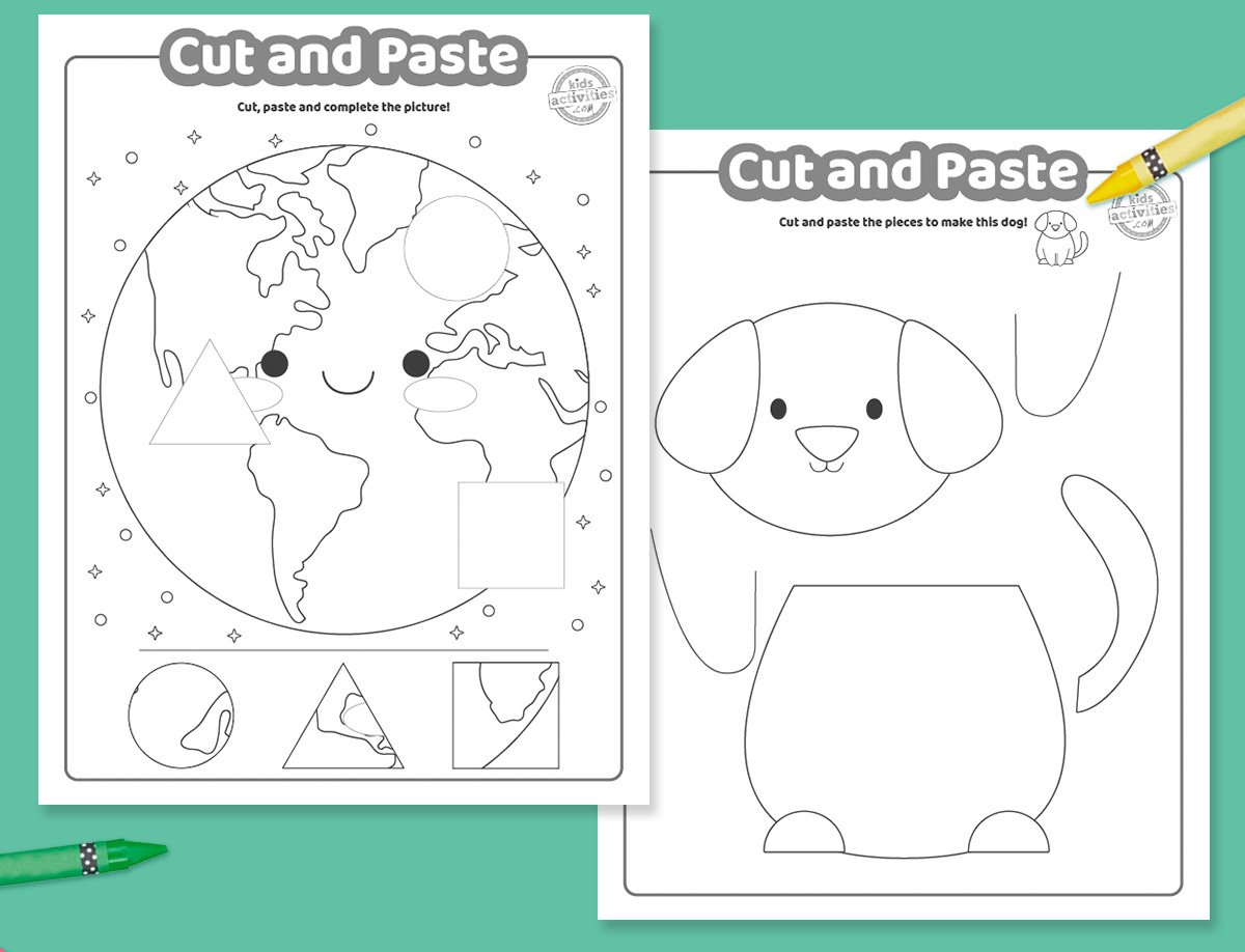 Cut and Paste Worksheets For Kids of All Ages Kids Activities Blog