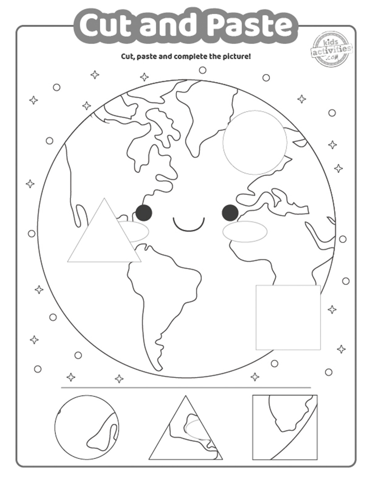 Free Printable Worksheets Cut And Paste