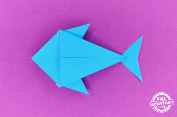 Easy Origami Fish Tutorial For Kids of All Ages | Kids Activities Blog
