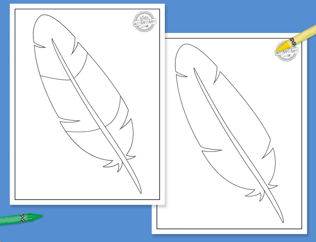 make thanksgiving day crafts with turkey feather template | kids