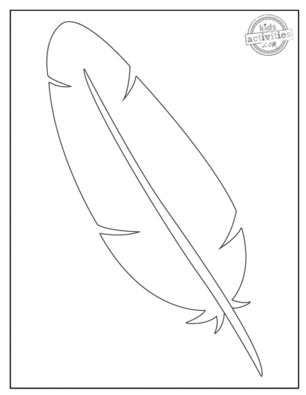 Make Thanksgiving Day Crafts With Turkey Feather Template Kids