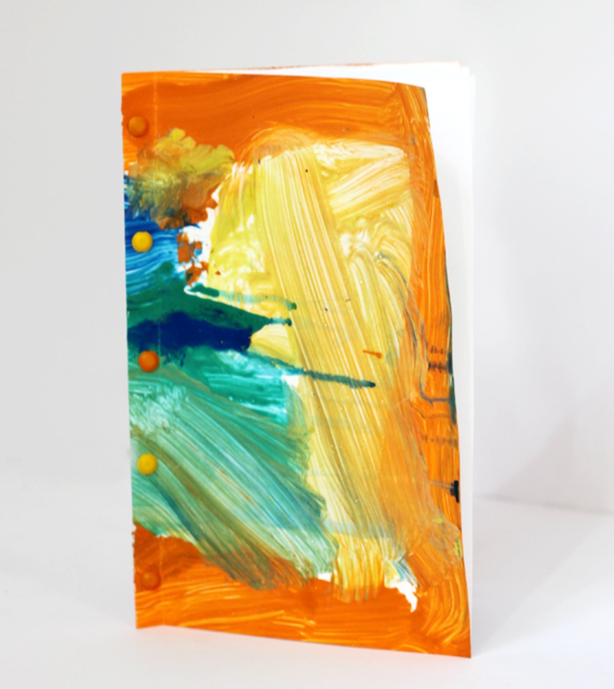 A gratitude journal made by kids for thanksgiving