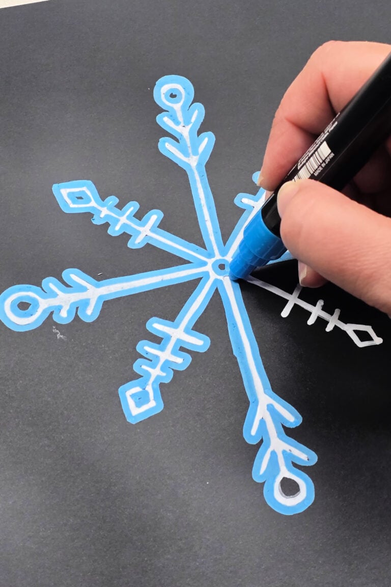 Painting Neon Art Project for Kids • Kids Activities Blog