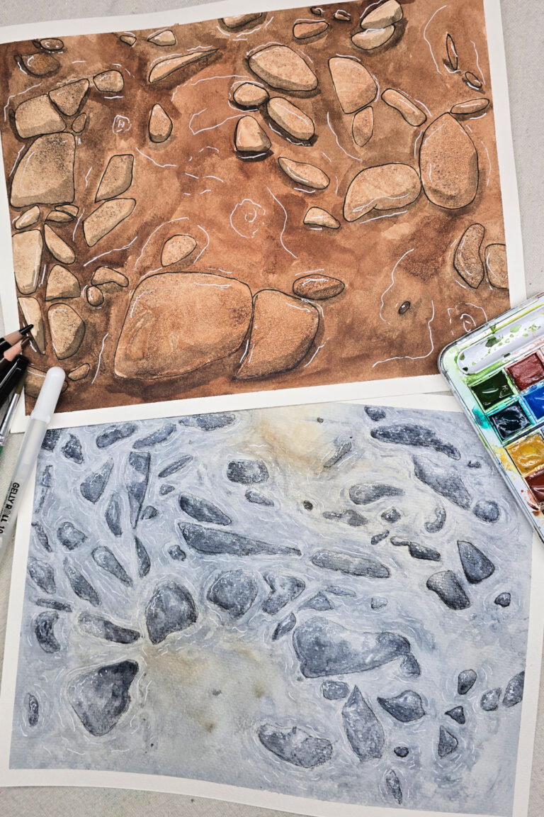 Watercolor Rocks Art Project for Older Kids • Kids Activities Blog ...