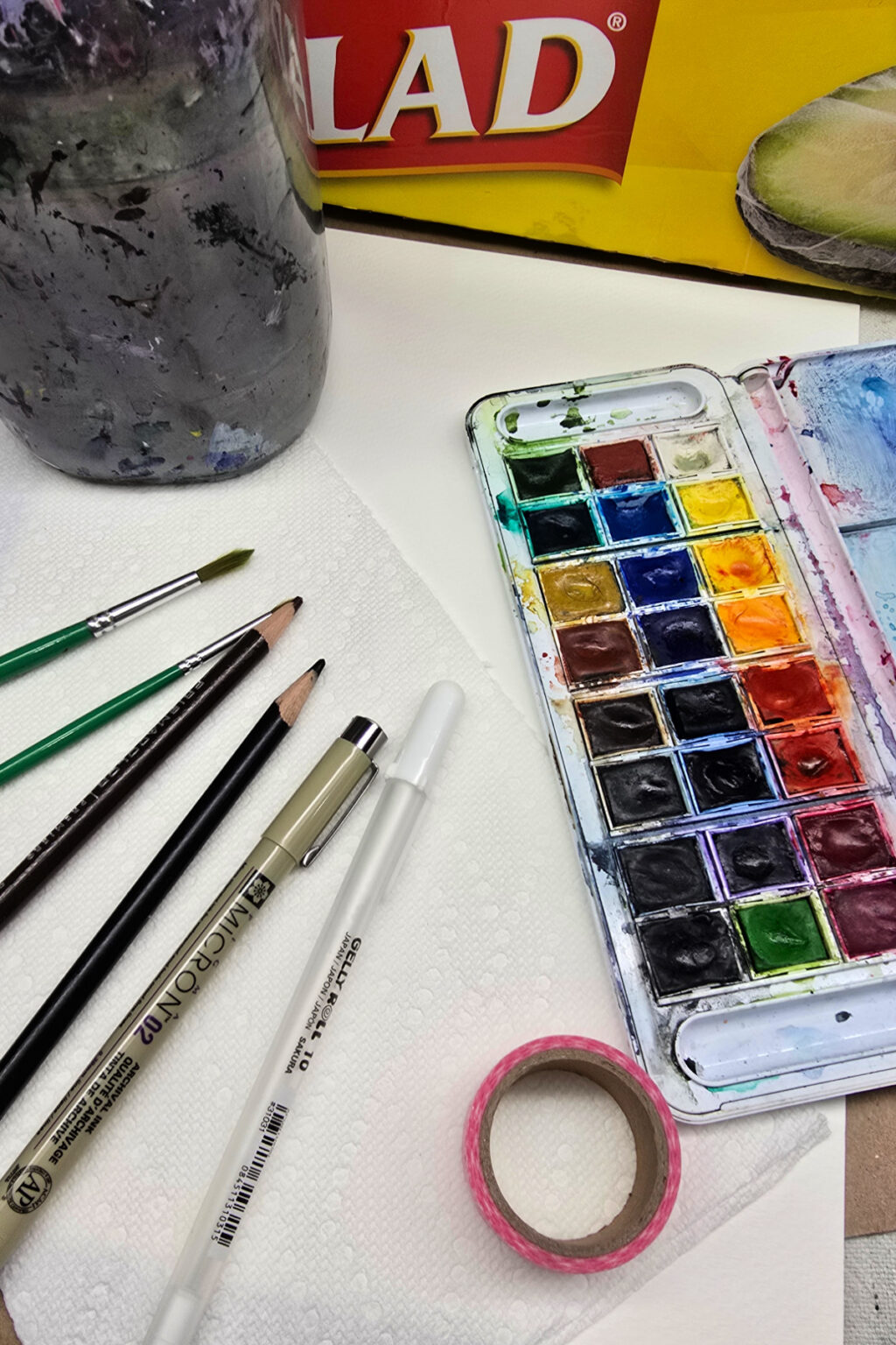 Watercolor Rocks Art Project for Older Kids • Kids Activities Blog