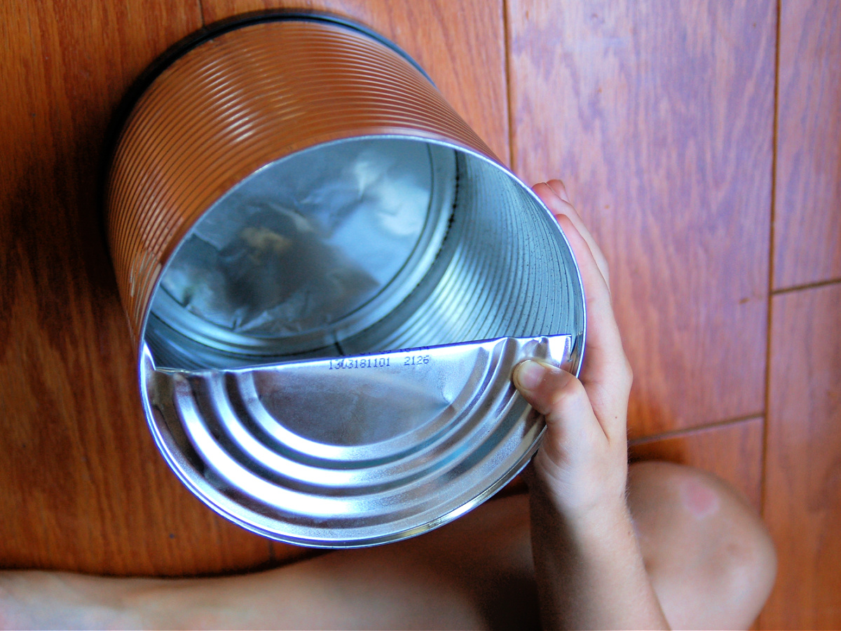 Bird Feeder Craft- Step 2- Fold the half over- kids activities blog