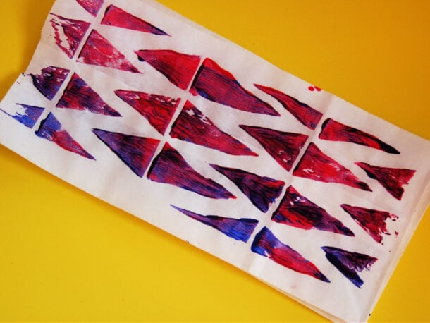 Simple and Fun Foam Stamp Roller | Kids Activities Blog