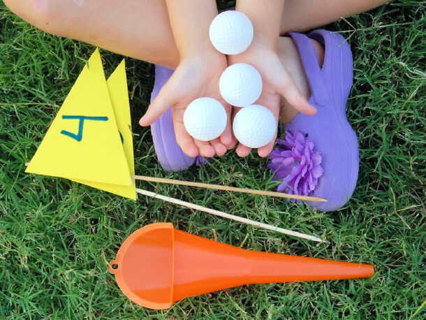 Super Fun Golf Toss Game For Kids | Kids Activities Blog