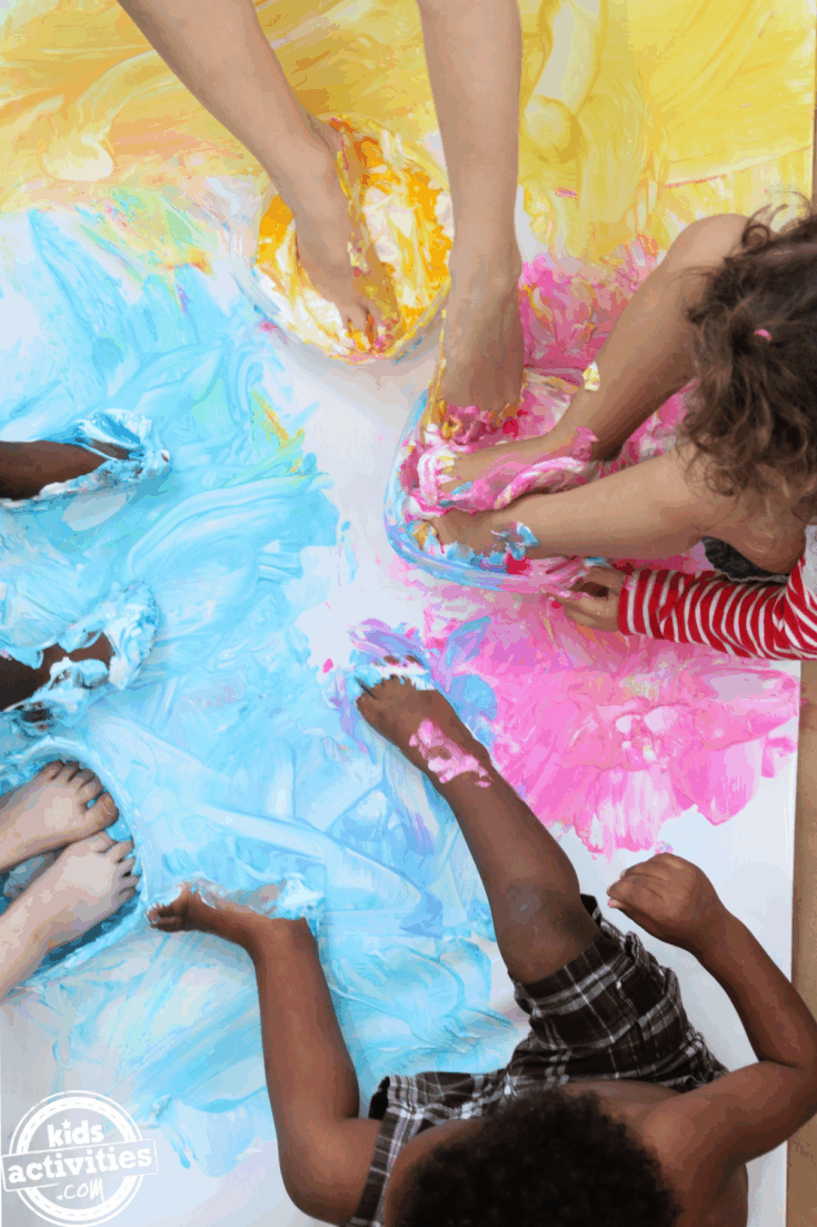 Foot Painting For Kids