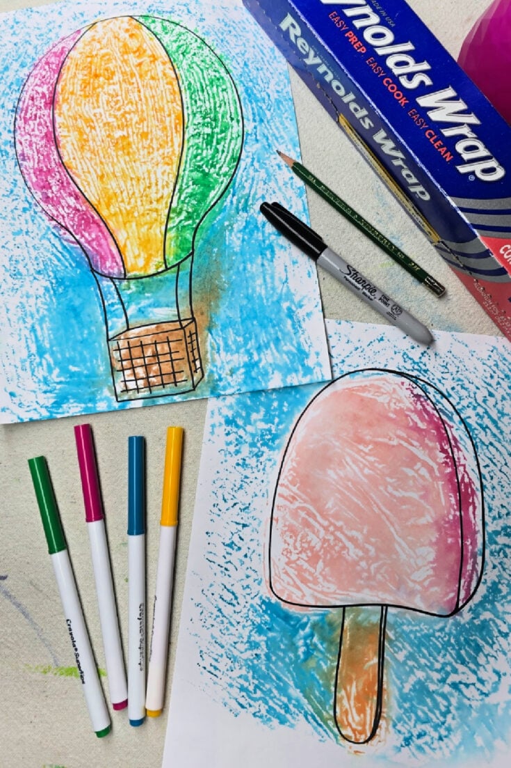 Marker Painting Art Project for Kids