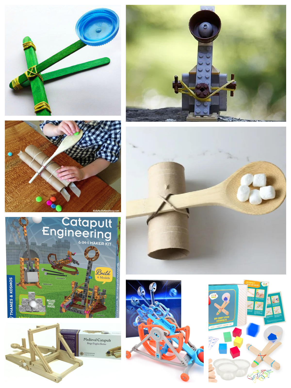 Catapult Competition- all catapults made and bought- kids activities blog
