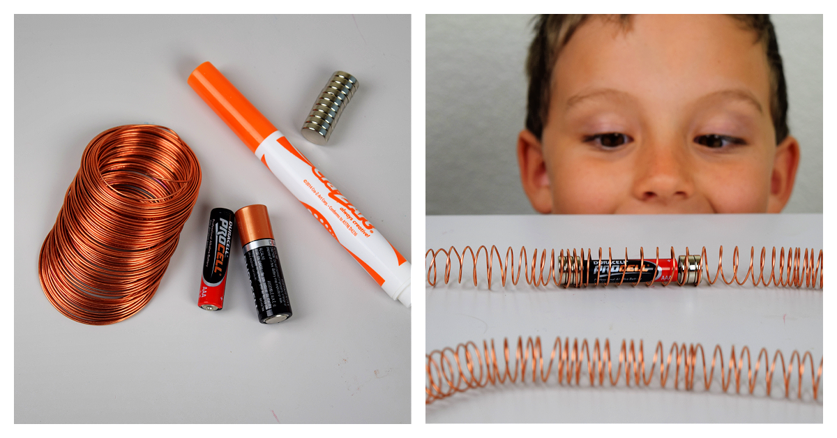 Magnetic Magic: Copper Train Science Experiment for Kids Kids ...