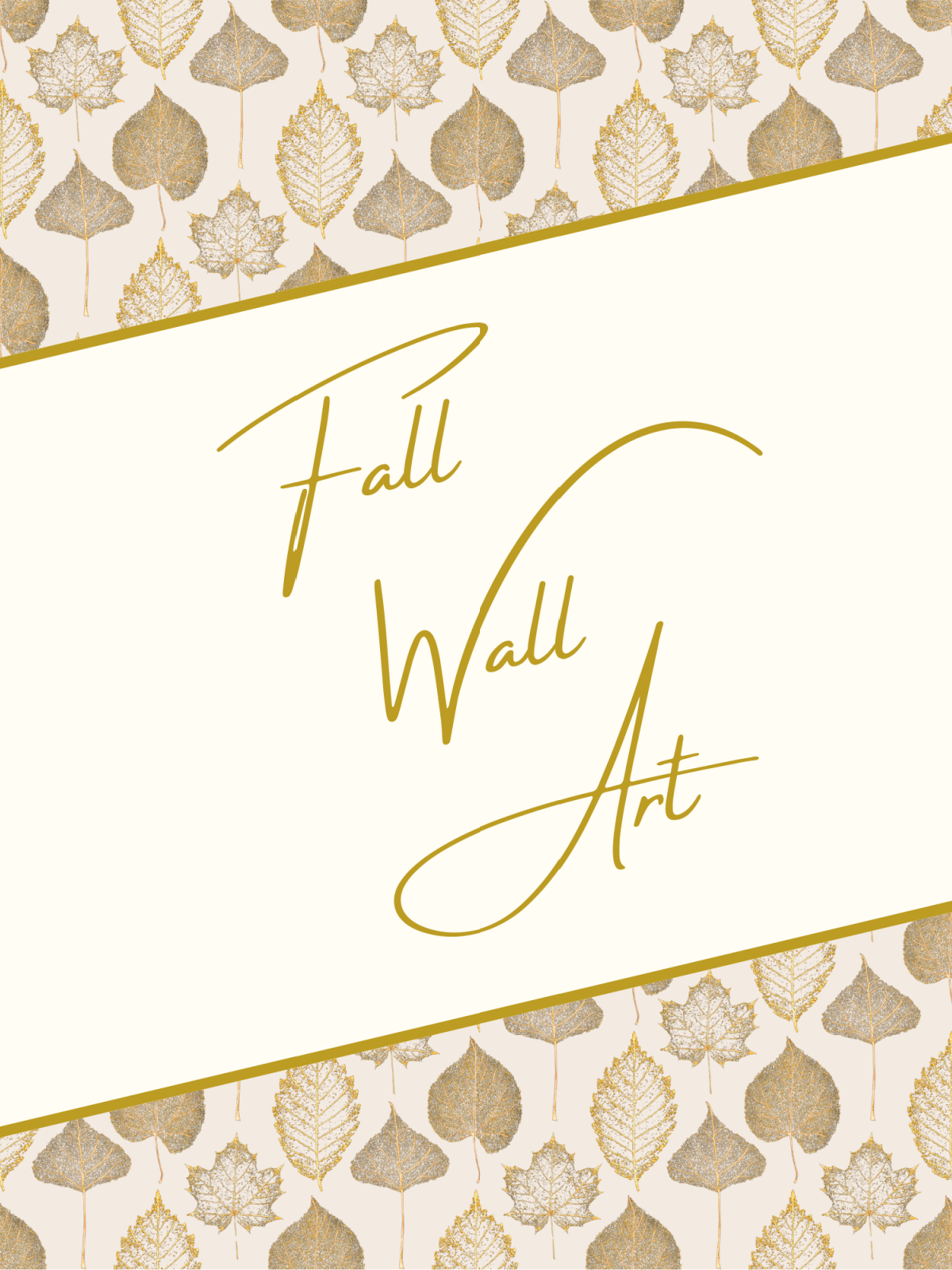 Fall Poster- cover with beige and text printed pdf file- kids activities blog