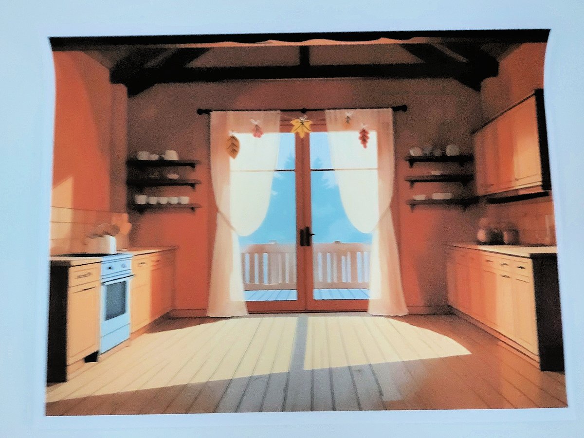 Fall Craft- Background of a kitchen in a cabin- kids activities blog