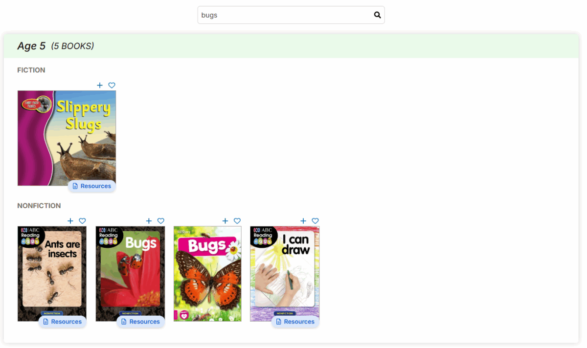 Inside Homeschool Max dashboard you can arrange desired reading lists based on theme