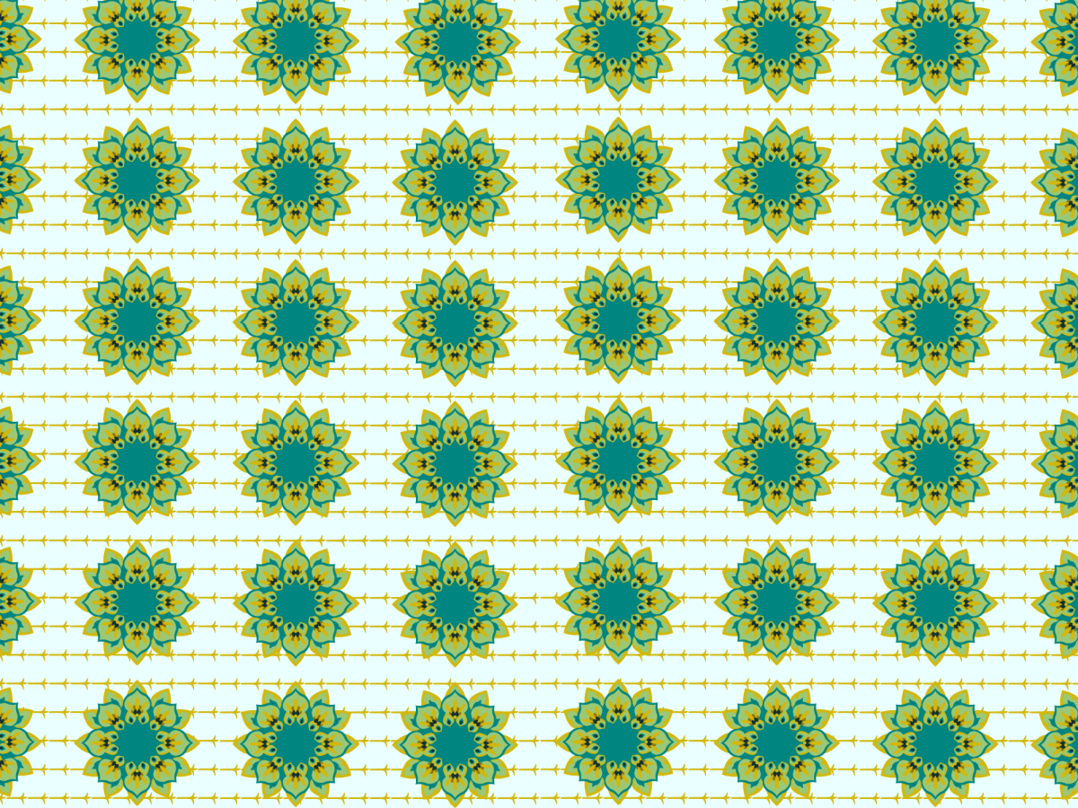 Paper Diya craft- background that is green and golden pattern- kids activities blog