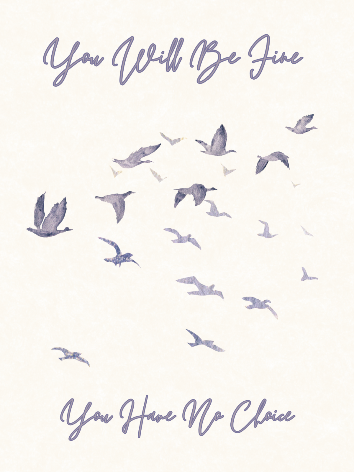 Printable Posters- birds flying across a white sheet with text- Kids Activities Blog