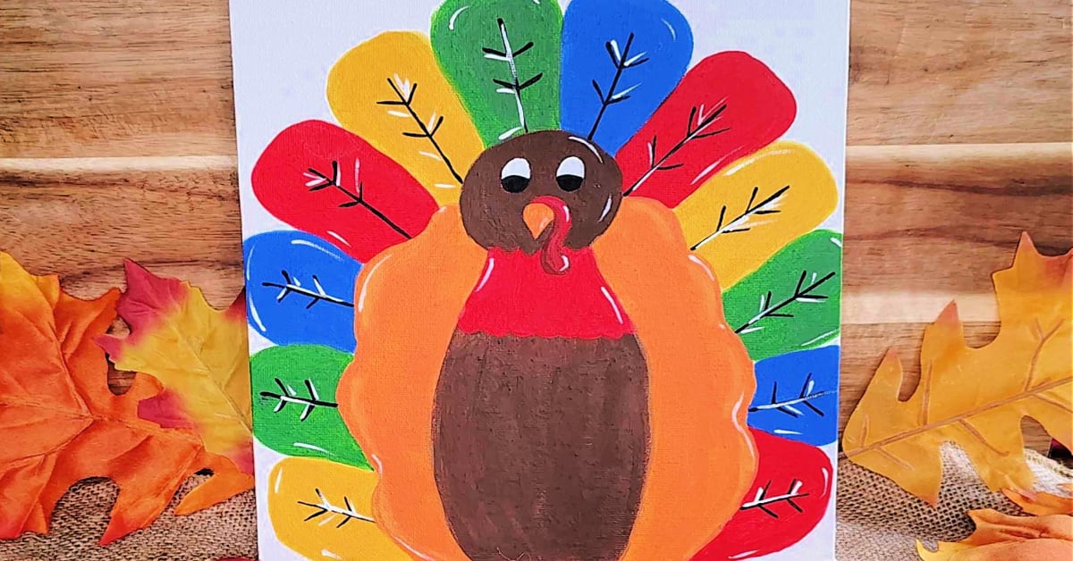 Turkey Painted Shell Fun and Festive Turkey Painting For Kids | Kids Activities Blog