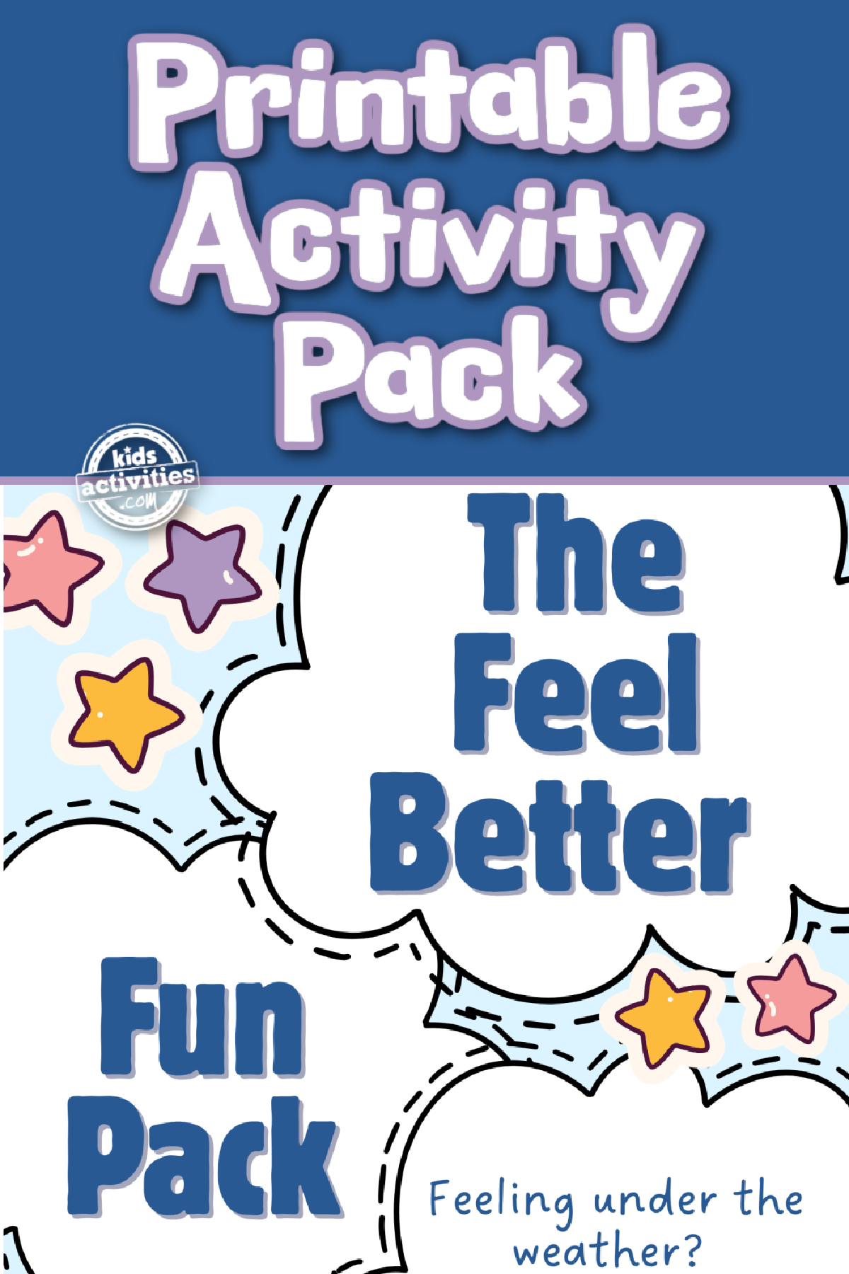 Printable Activity Pack- text with stars - Kids Activities Blog