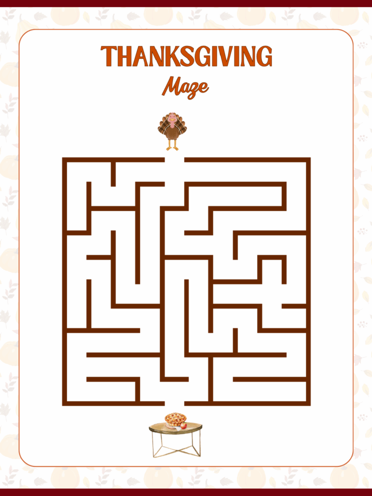 Printable Thanksgiving Memory Games For Children and Adults | Kids ...