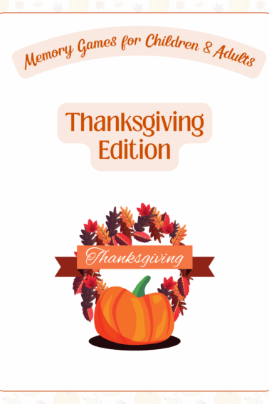 Thanksgiving Memory Game Cover