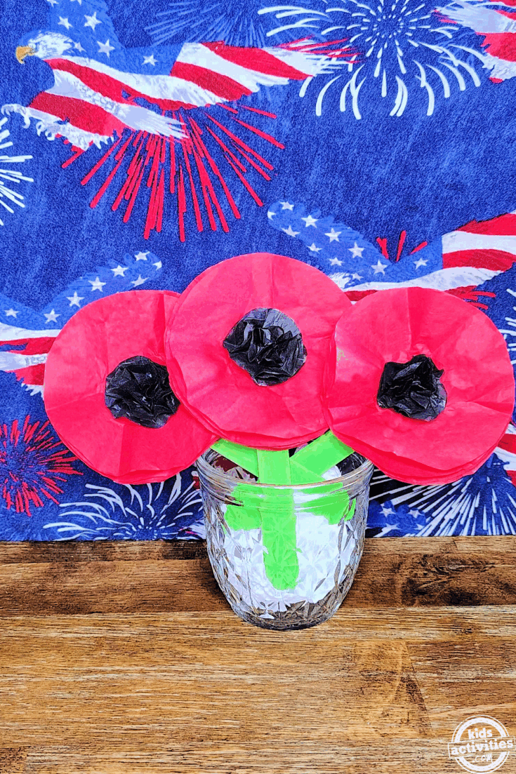 Veteran's Day Craft: DIY Poppies