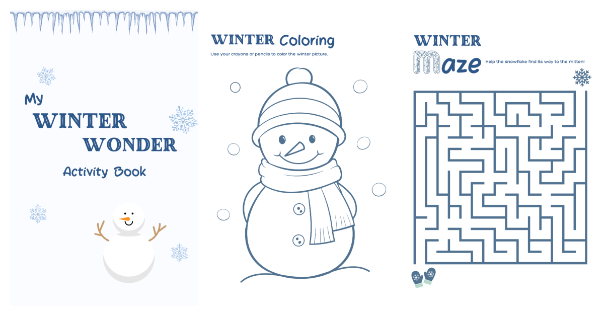 Free Printable Winter Activity Book For Kids