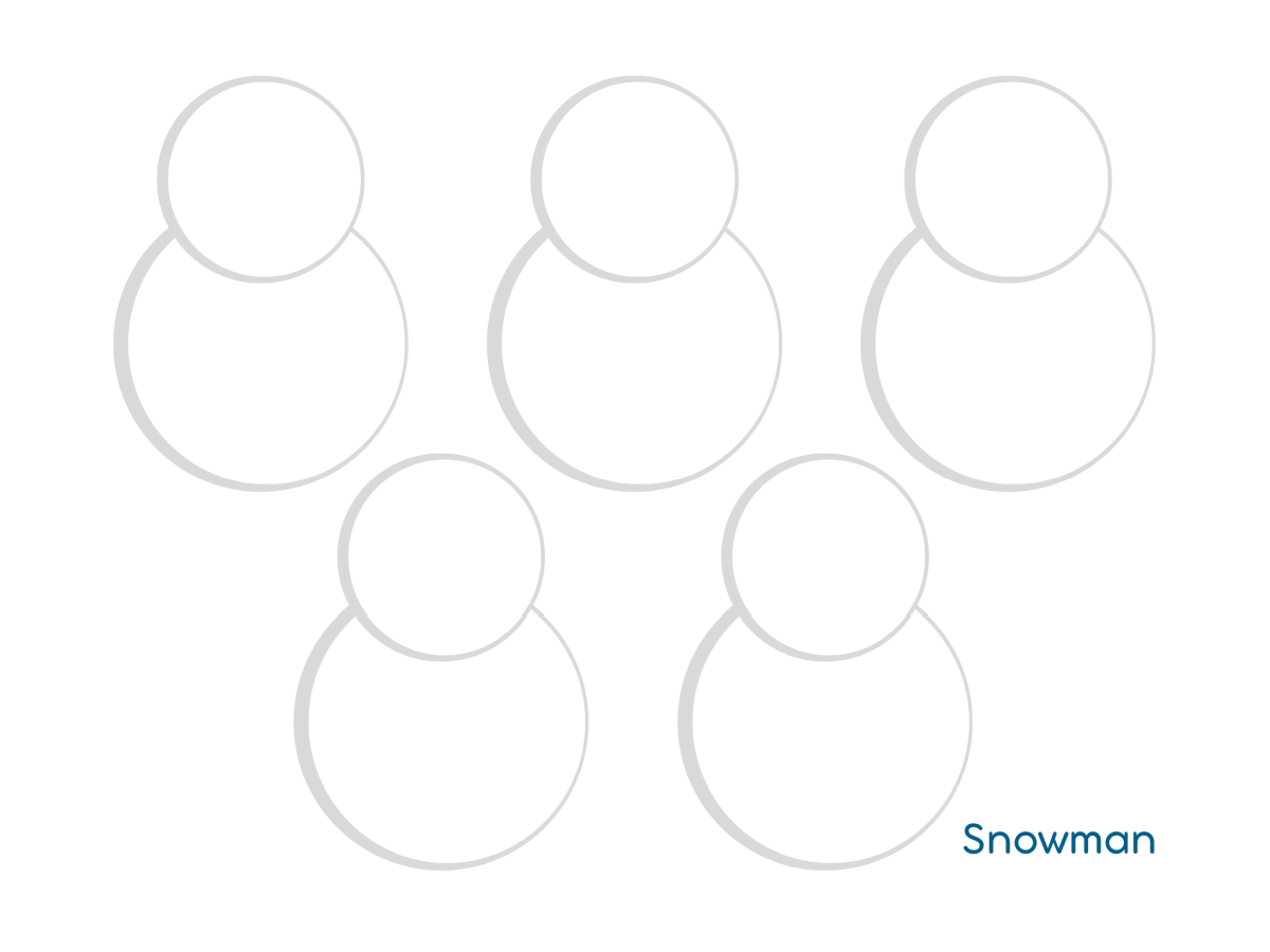 Reading Tracker- 5 snowman bodies- Kids Activities Blog