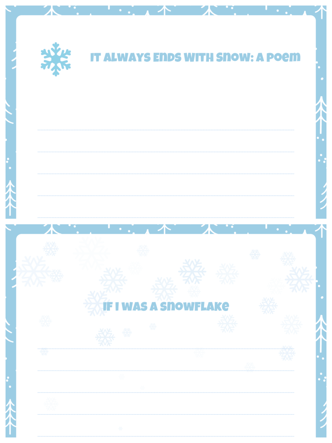 Free Printable Snow Day Activity Book | Kids Activities Blog
