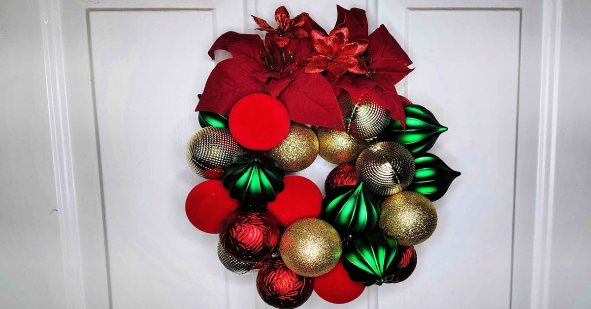 Let's Make A DIY Ornament Wreath!