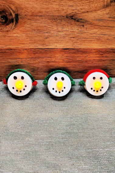 Light Up Snowman Craft