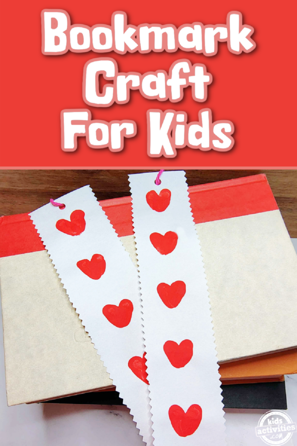 DIY Valentine's Day Bookmark Craft For Kids | Kids Activities Blog