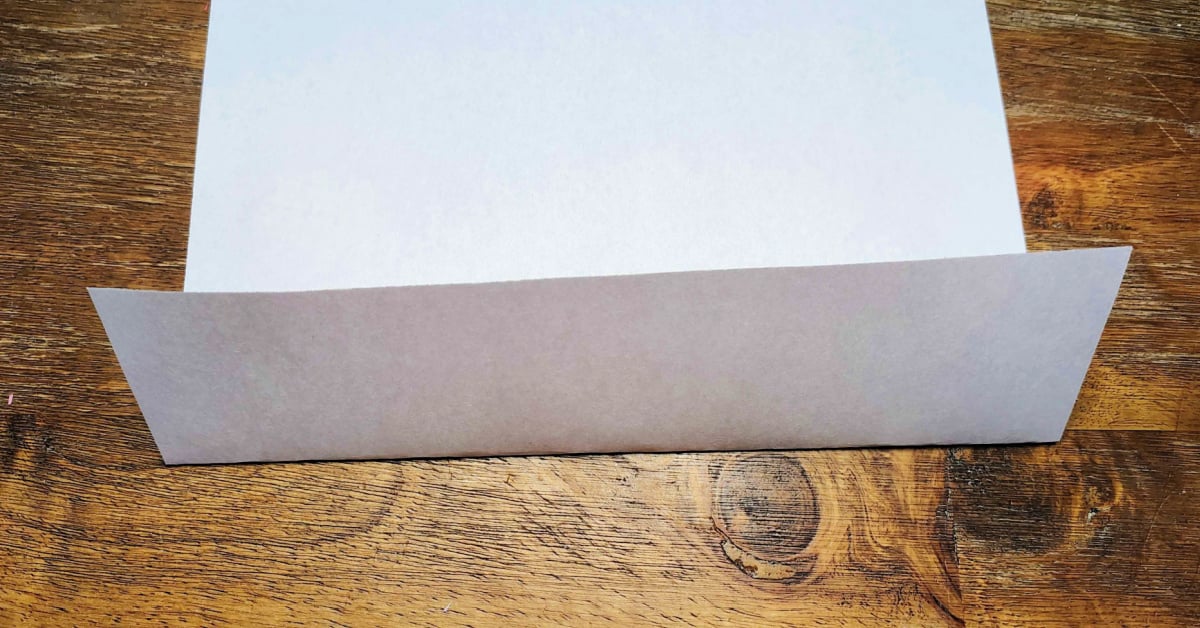 Bookmark Craft- Step 1 - Folded paper- Kids Activities Blog