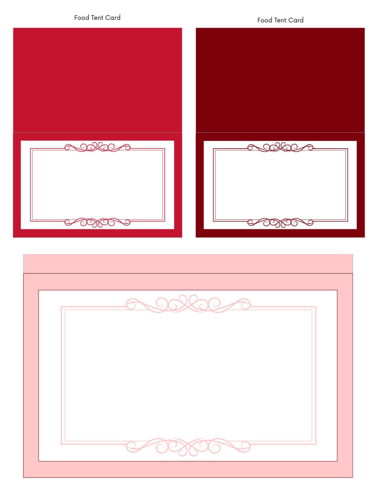 Galentine's Day- Food tents pink and red with text - Kids Activities Blog