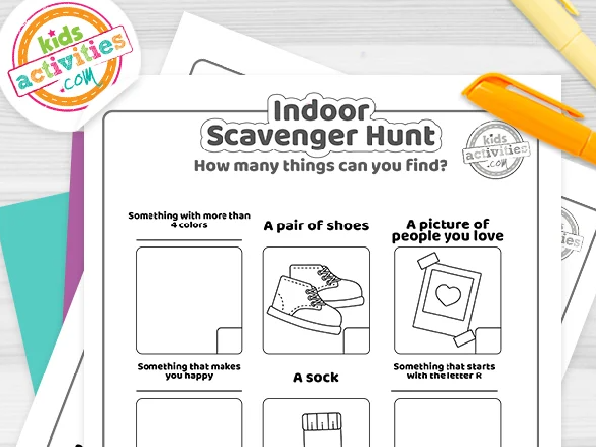 Staycation Ideas- Scavenger hunt printable - Kids Activities Blog