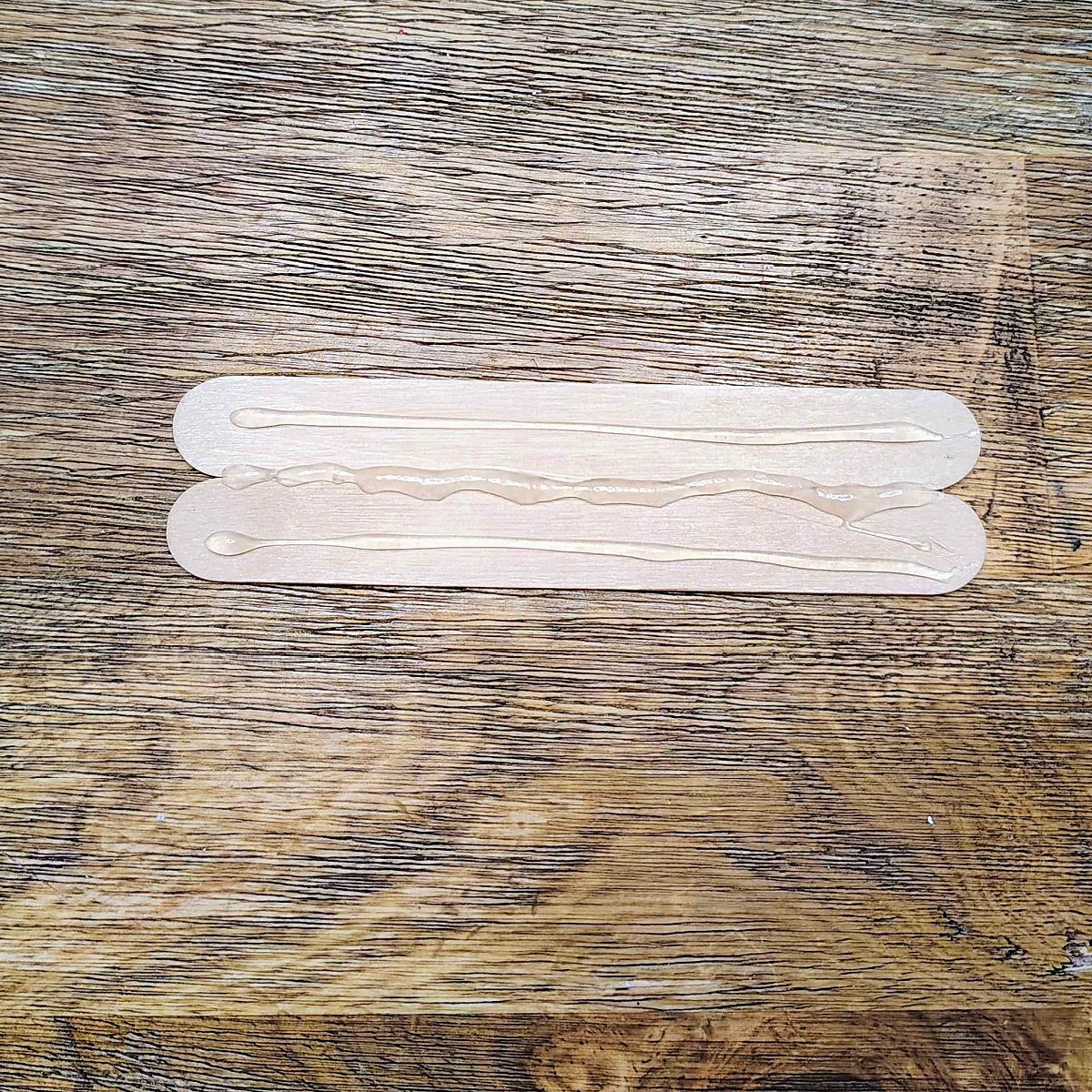 Key To My Heart Craft- Step 1- Glue popsicle sticks together- Kids Activities Blog