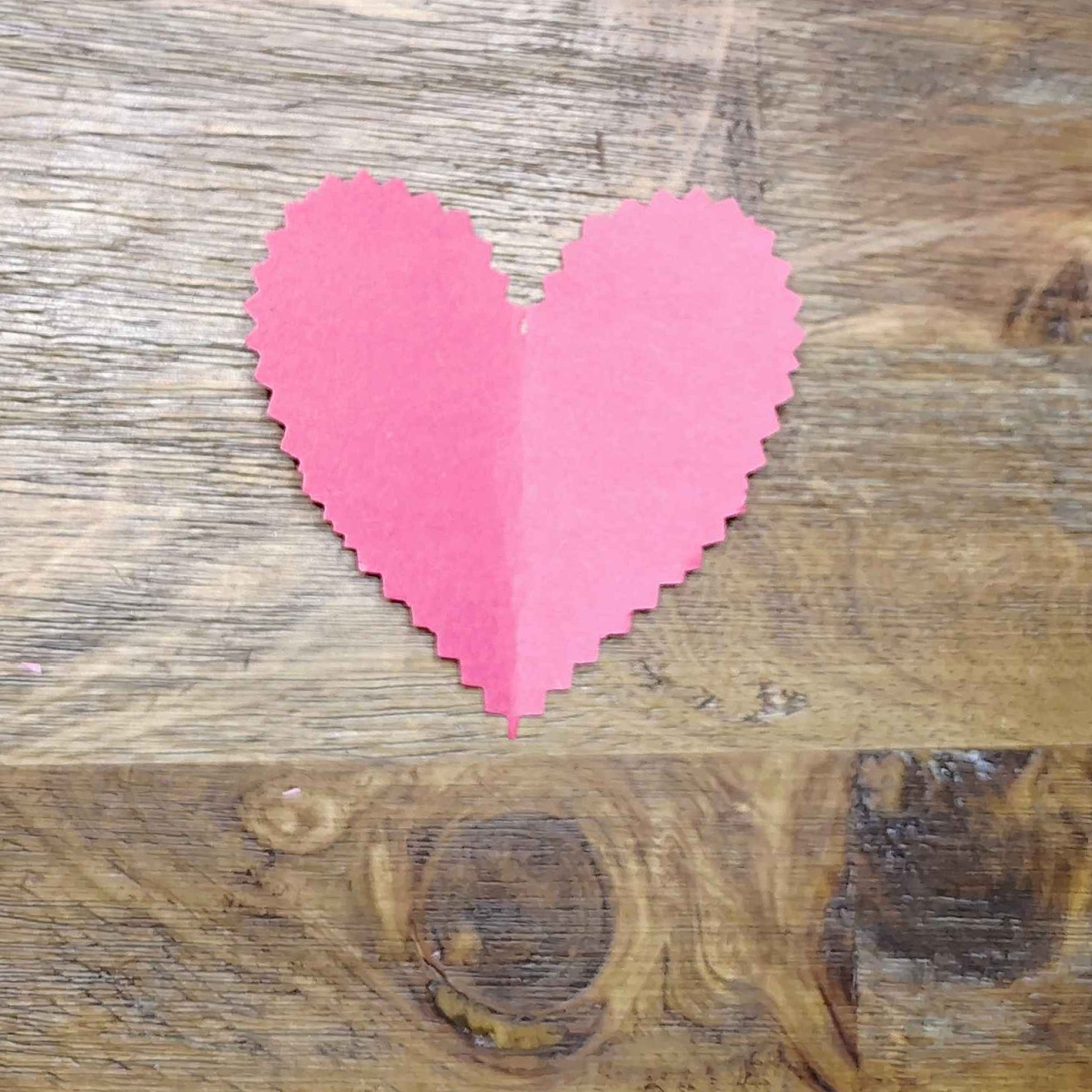 Key To My Heart Craft- Step 3 - Cut out a heart - Kids Activities Blog