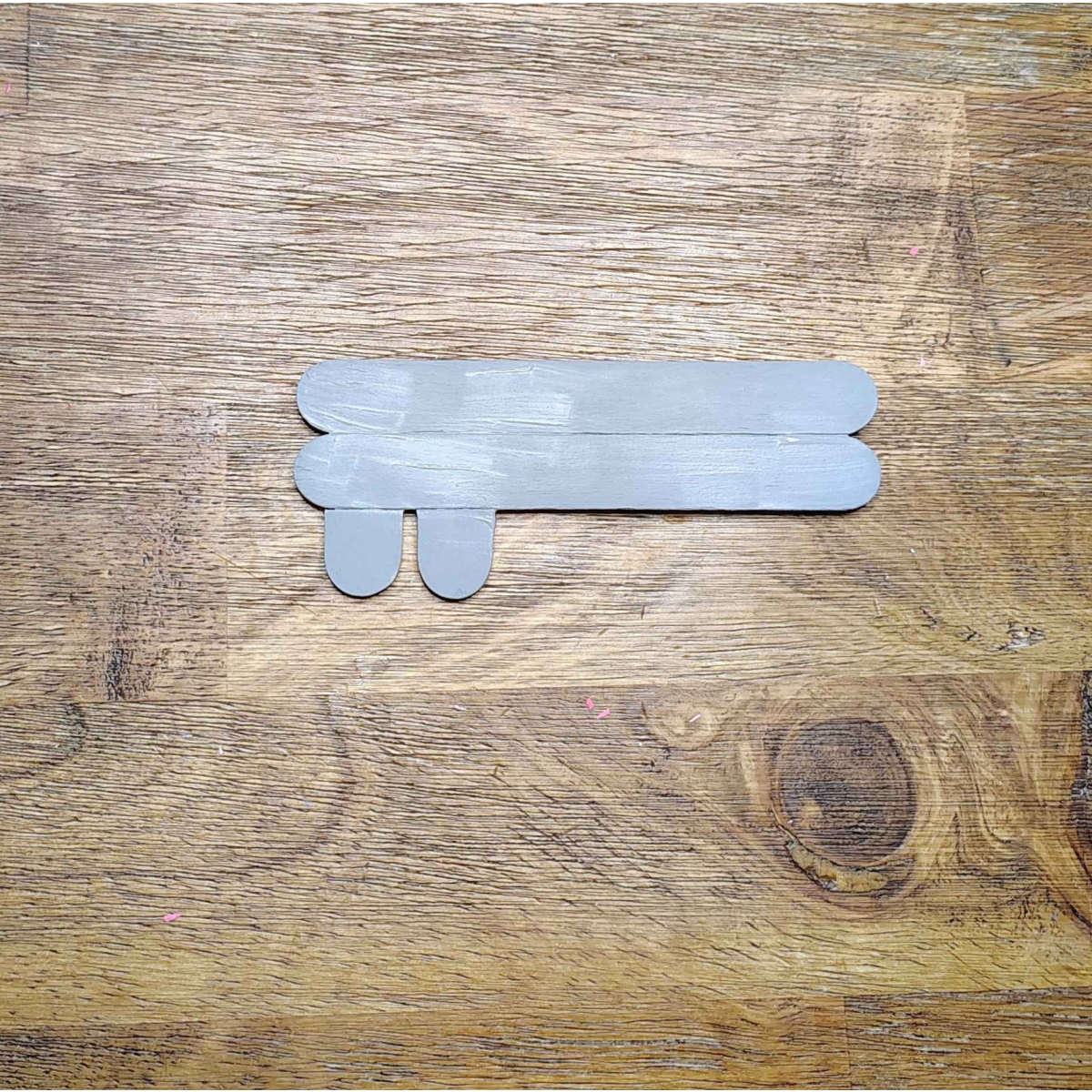 Key To My Heart Craft- Step 6 - Paint your key gray - Kids Activities Blog