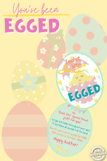 You've Been Egged Easter Printable - - Kids Activities Blog