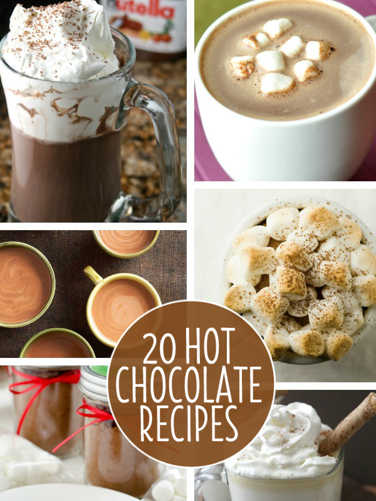 Mother's Day Breakfast Recipes- various hot chocolates with text- Kids Activities Blog