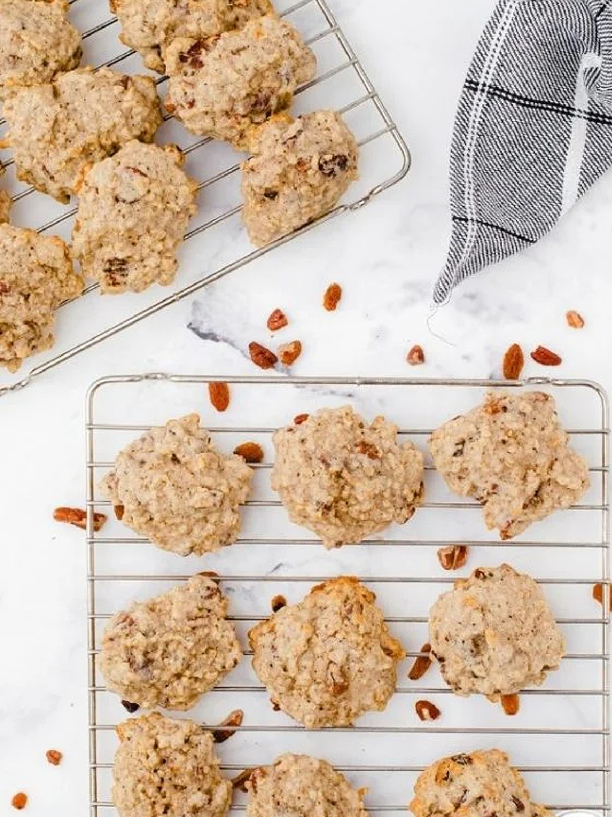 Mother's Day Breakfast Recipes- Breakfast cookies with dried fruit on a rack- Kids Activities Blog