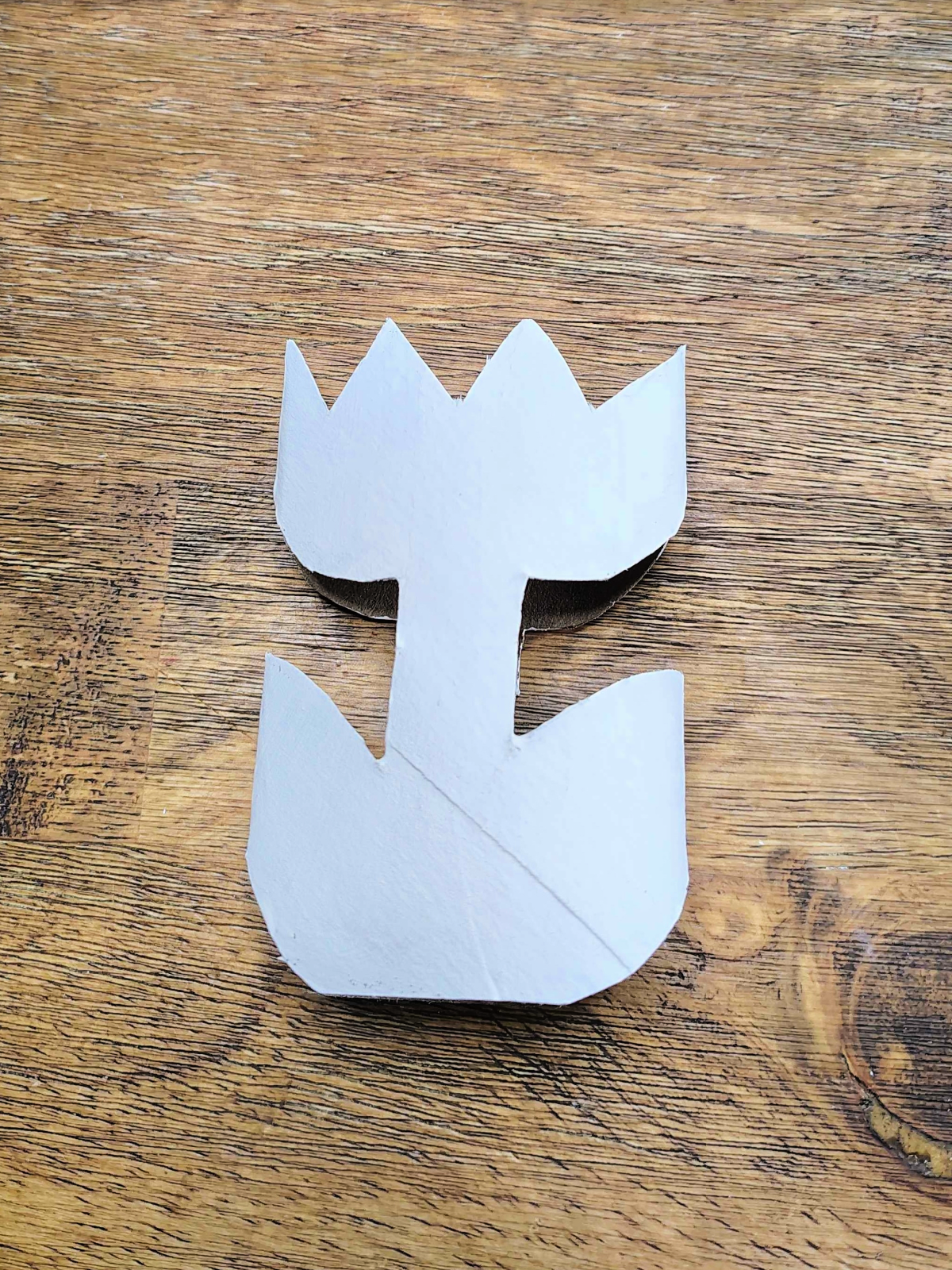 Toilet Paper Roll Spring Craft- Step 3- Paint flower white - Kids Activities Blog