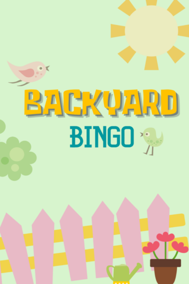 Backyard Bingo Game- -Kids Activities Blog