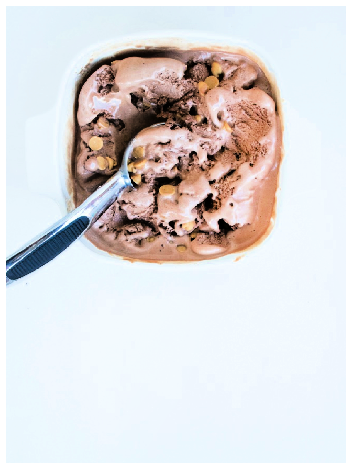 Summer Activities- Chocolate ice cream in a bowl with a spoon - Kids Activities Blog